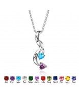 Personalized Birthstone Necklace JEWJONE101990